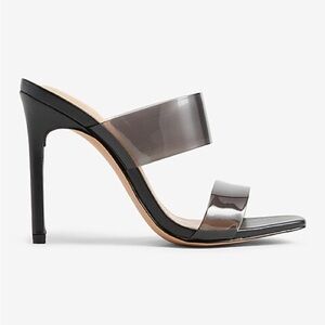 Express Barely There double band heeled sandals